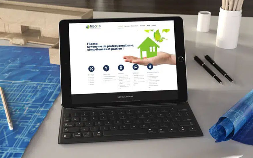 Création du site internet Fileace