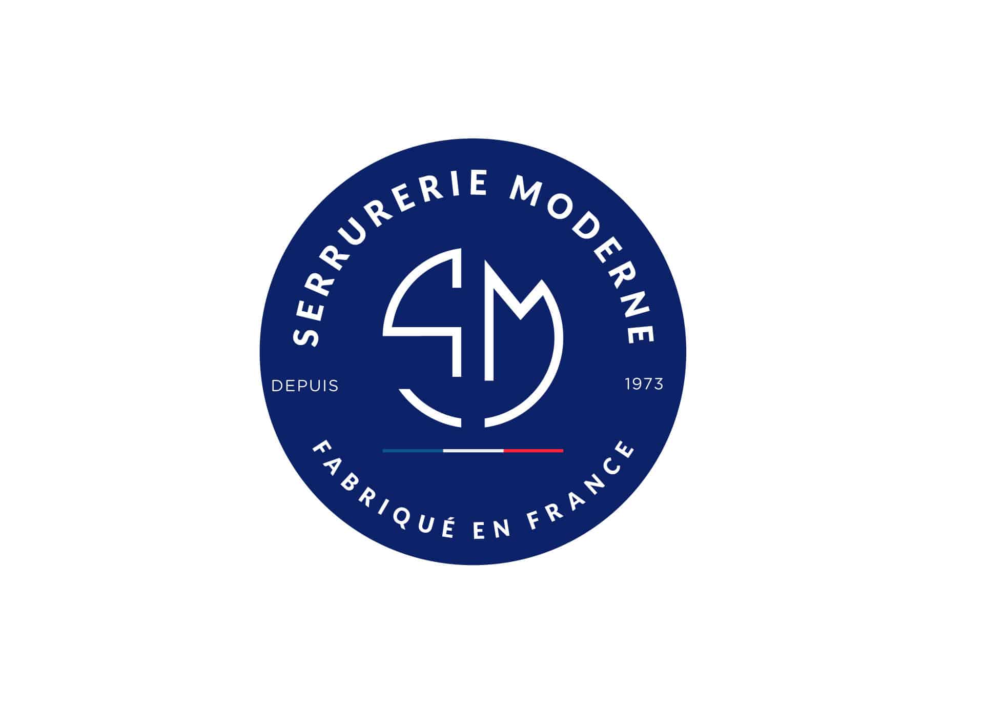 déclinaison de la première proposition graphique du logo serrurerie moderne